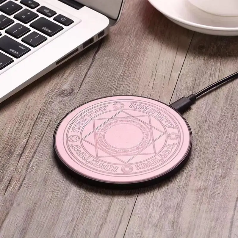 

Glowing Magic Array Wireless Charger Charger Change Stand Pad Universal Charger for iPhone Samsung Galaxy