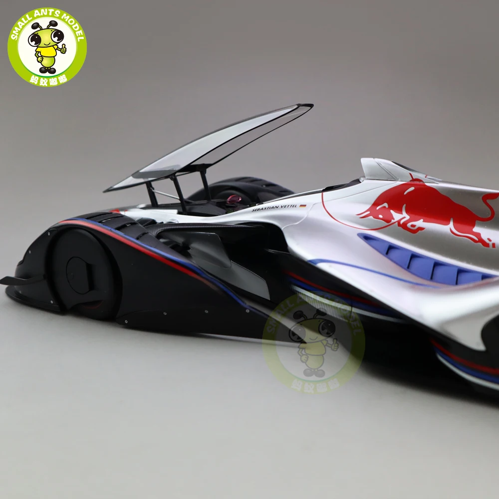 1/18 AUTOART 18117 RED BULL X2014 фанатская машина супер Серебряная модель автомобиля игрушки