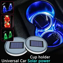Новые Оригинальная бутылка подставки светодиодный светодиод цвет подстаканник питание автомобиль внедорожник коврик коврики крышка отделка лампы цвет