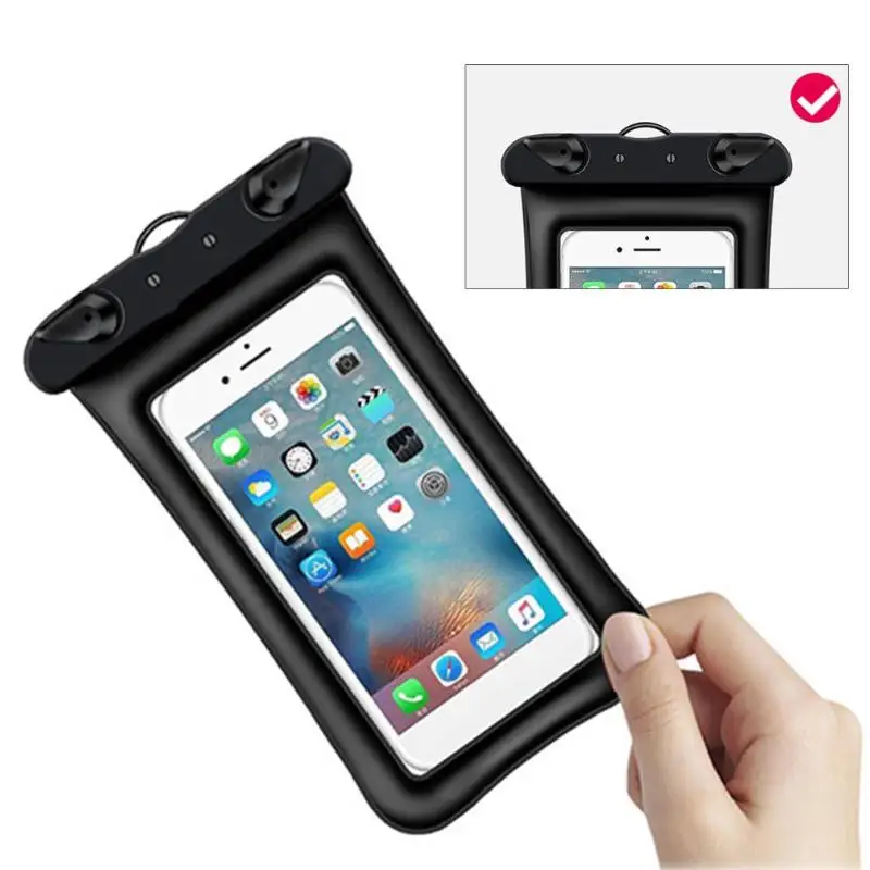 

Outdoor Waterproof Tools Touch Screen Mobile Phone Dry Case Bag Clear PVC Sealed Underwater Smart Phone Swimming Pouch Cover