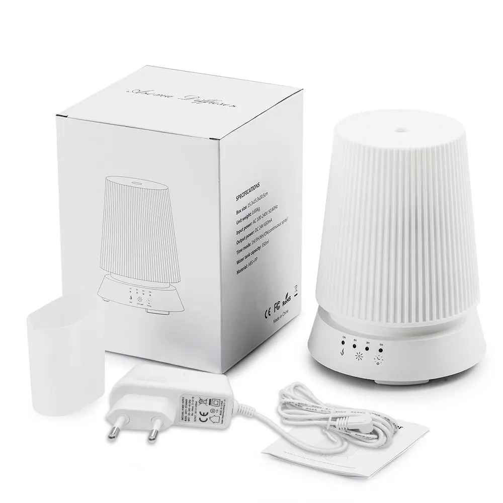

Aroma Essential Oil Diffuser Aromatherapy 350ML Touch Control USB Air Humidfier Mist Maker changable LED night light for home