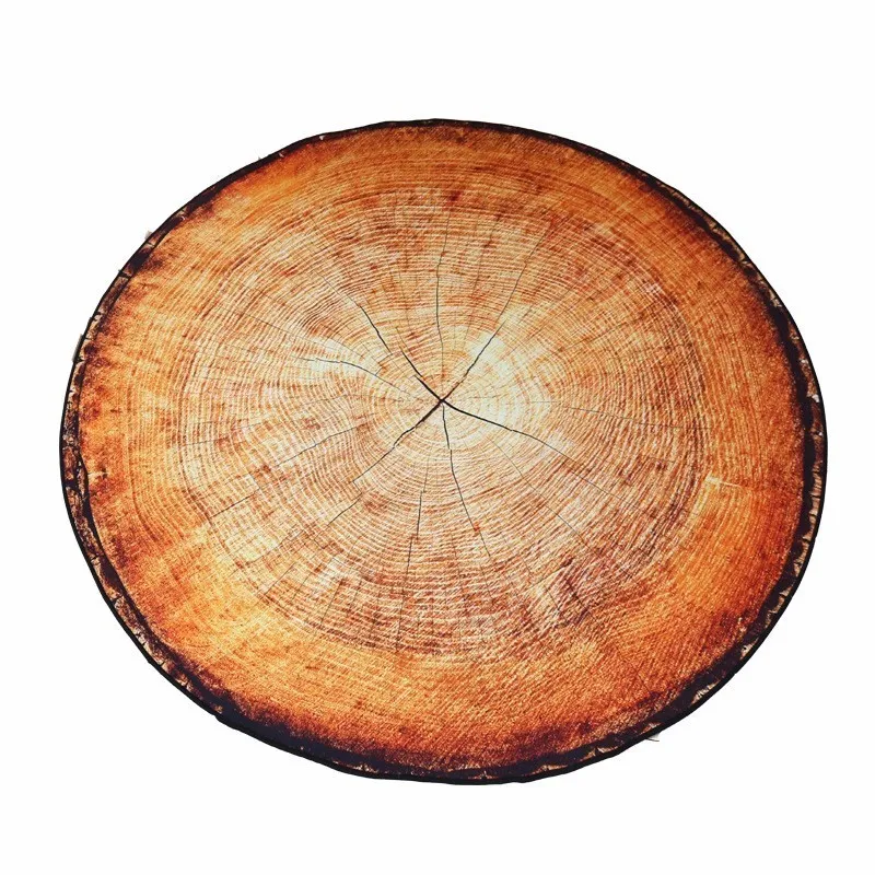 New Tree Rings Round Carpet for Living Room 3D Dry Wood Parlor Kids Bedroom Chair Rugs Bathroom Non-slip Mat alfombra tapetes New Tree Rings Round Carpet for Living Room 3D Dry Wood Parlor Kids Bedroom Chair Rugs Bathroom Non-slip Mat alfombra tapetes