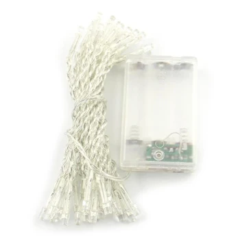 

Pocket Battery White 3M 30 Led String Fairy Party Festival Decor Light Lamp Bulb Lights