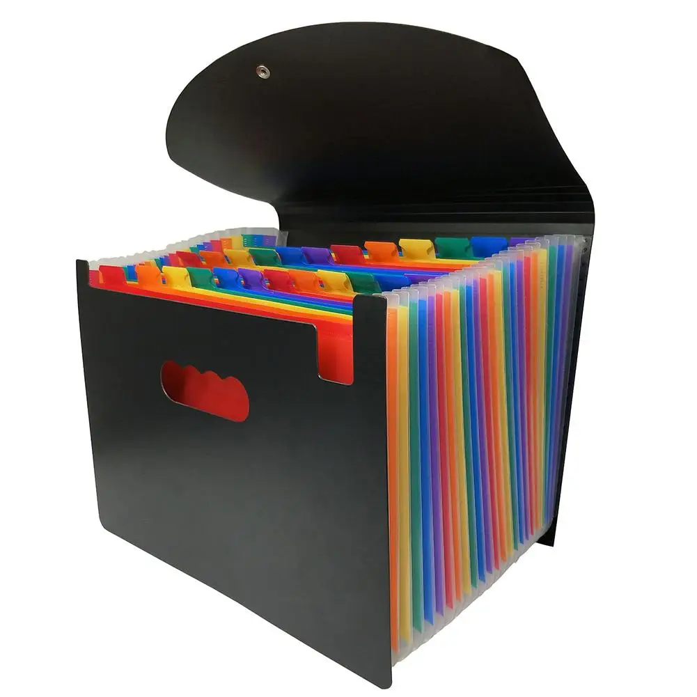 

24 Layer Expanding File Pouch A4 Multi-layer Paper File Bag