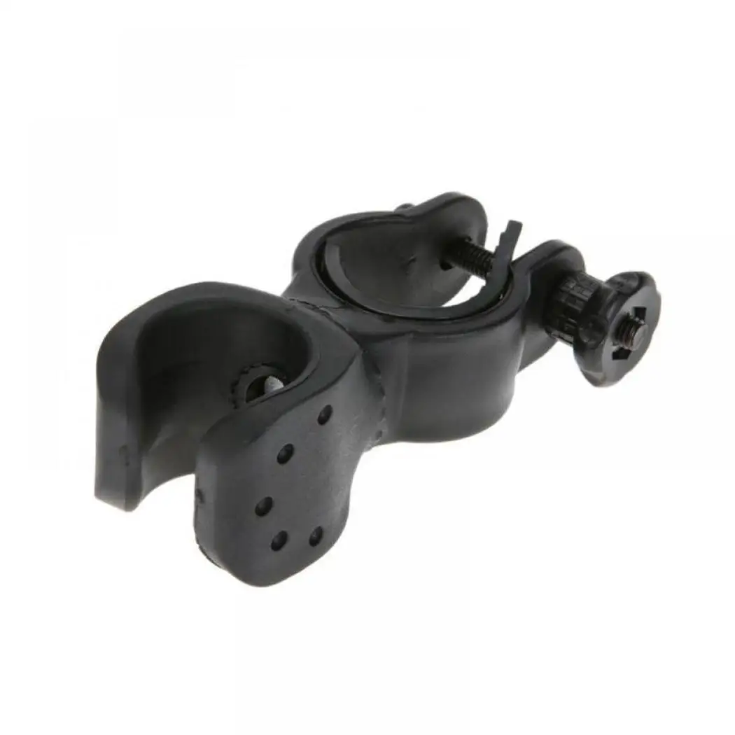 Best Rotation 360 Grip Headlight Bike Clip Flashlight Swivel Torch Head Bicycle NEW Clamp Road Black Mount Bracket Holder Lamp Light 4