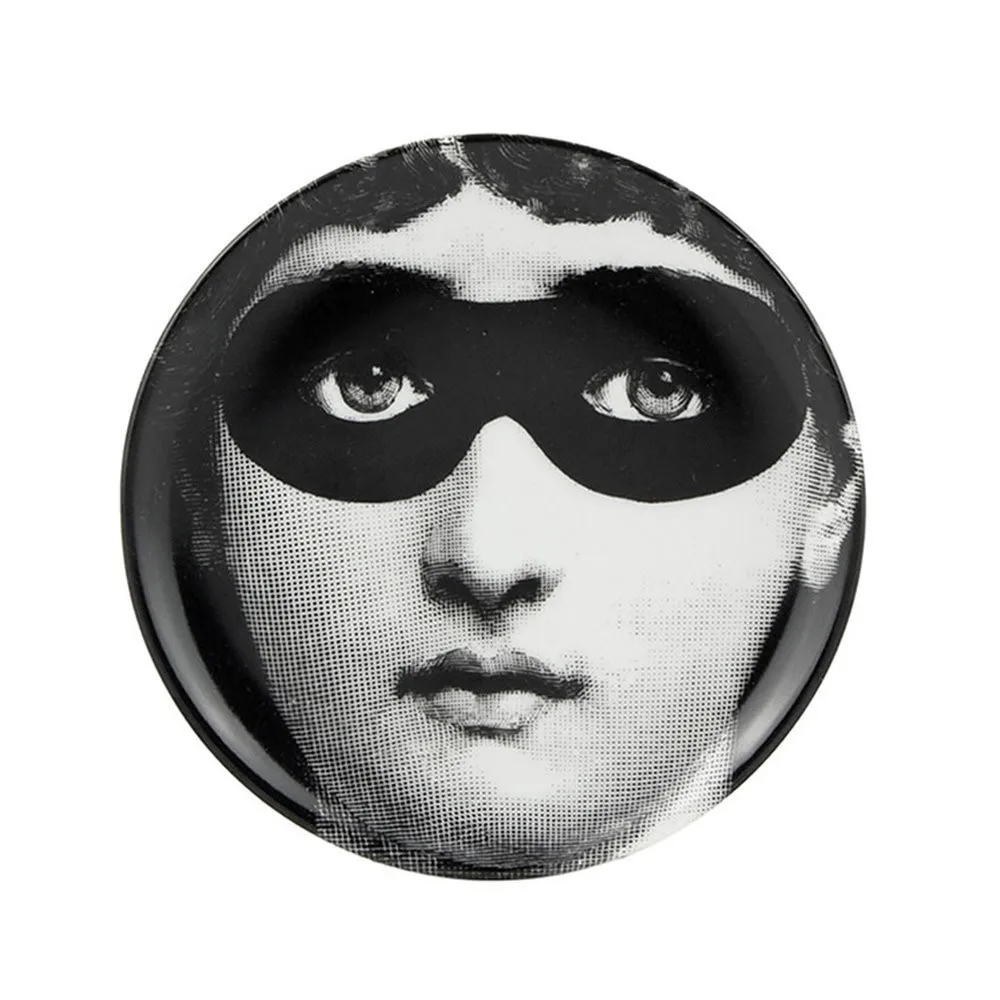 Rosenthal Piero fornasetti тарелки Стиль 8 дюймов дома Настенная Декорация плиты бар отеля справочная информация иллюстрации посуды оптом