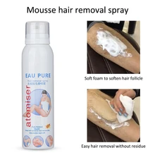 Натуральный мусс удаления волос вспенивание депиляции спрей для подмышек рука ног Восстанавливающий раствор
