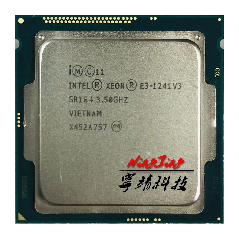 Intel Xeon E3-1241 v3 E3 1241v3 E3 1241 v3 3.5 GHz Quad-Core Eight-Thread CPU Processor 80W LGA 1150 fastest cpu