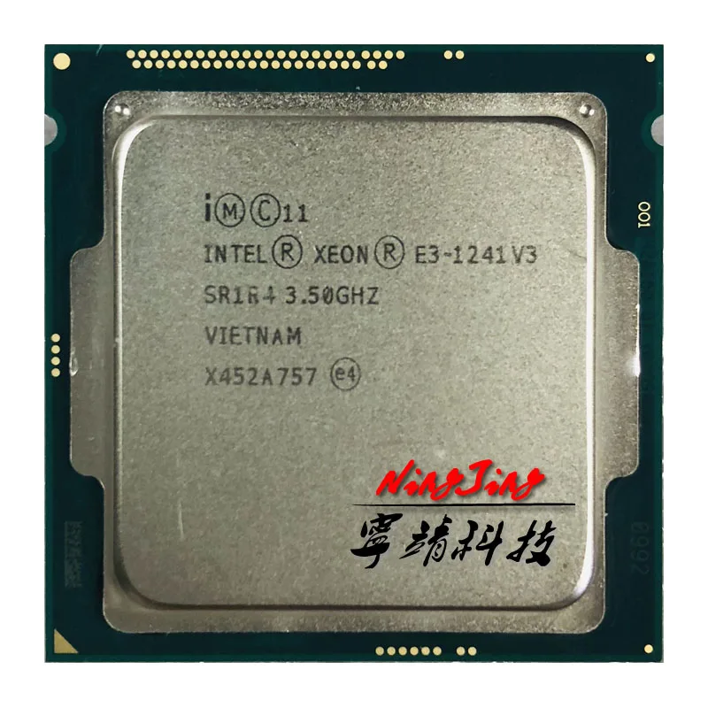 Четырехъядерный процессор Intel Xeon E3 1241 v3 E3 1241v3 E3 1241 v3 3,5 ГГц, восьмипотоковый процессор 80 Вт LGA 1150|Процессоры|   | АлиЭкспресс