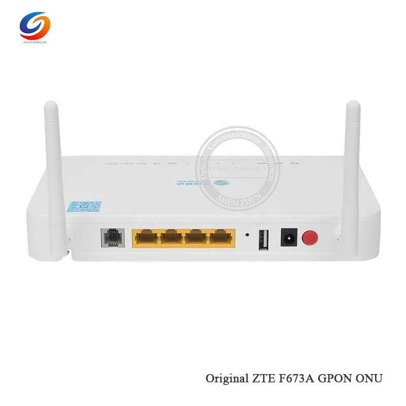 zte F673A V2 GPON ONU 4GE+ 1Tel+ USB+ Wifi такая же Функция как ZXHN F660 F623 F663N GPON ONU ONT английская прошивка