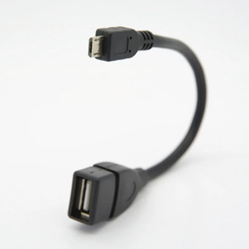 Черный OTG адаптер Micro USB кабели OTG USB кабель Micro USB для USB 2,0 для Xiaomi samsung LG sony Android телефон для флеш-накопителя