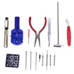 16 шт. Professional Repair Tool Kit отвёртки Часовщик Часы инструменты открывающий инструмент для часов группа булавки Ремешок Ссылка часы