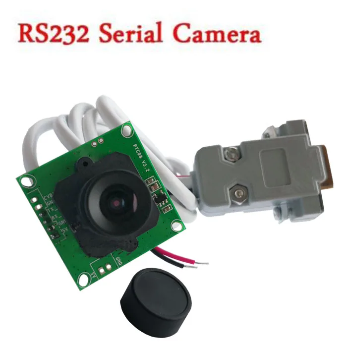 PTC08 RS232 серийная камера Модуль RS232/ttl CMOS 1/4 дюймов DC 3 с v образным вырезом + 5 v| |