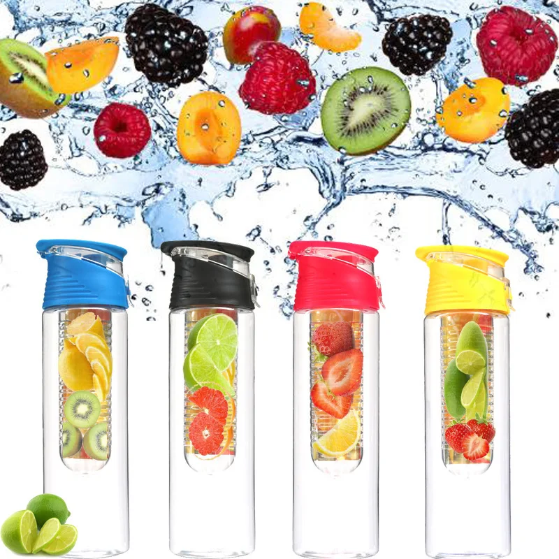 Soffe Brief Bpa Free Fruit Water Bottle 800ml With Tea Infuser Fitness Health Juice Maker Camping Travel Sports Bottles | Дом и сад