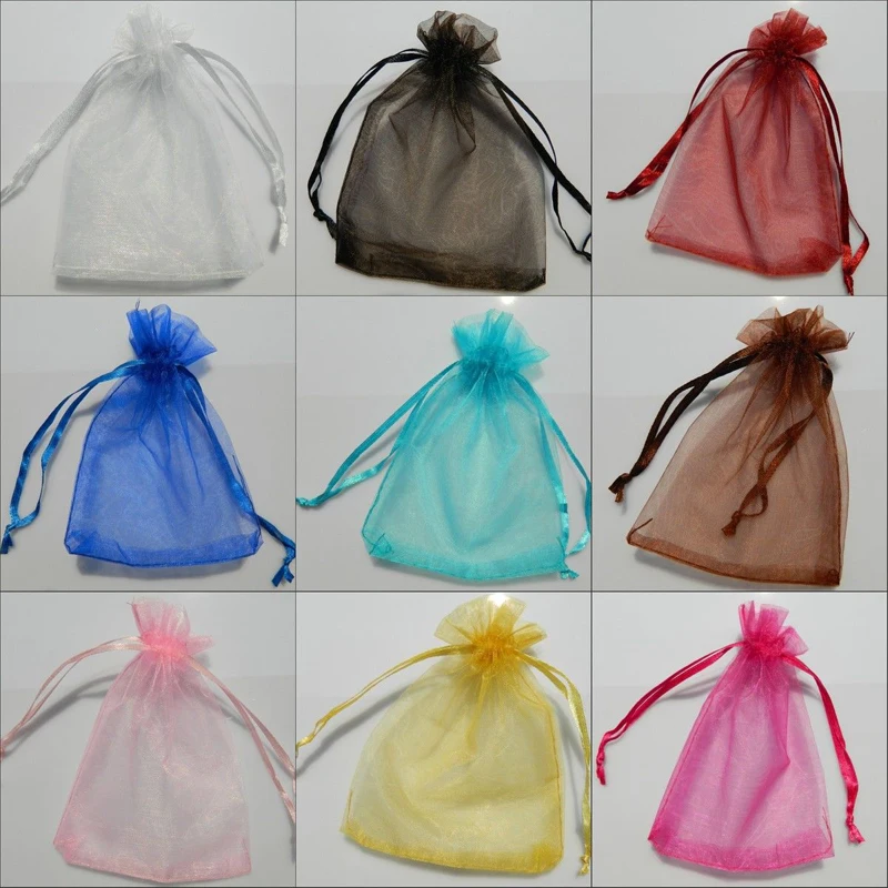 Organza Bag Sheer Bags Jewelry Wedding Candy Packaging Jewelry Gifts Bag BT 