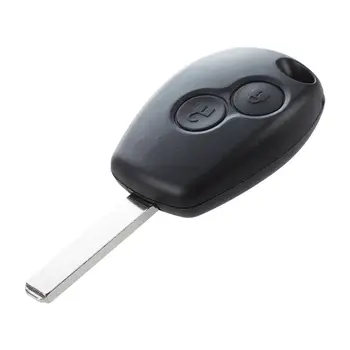 

2 Button Remote Key Shell Case for Plip Clio Renault Modus Twingo 3 black