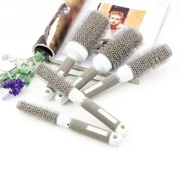 

Professional Hairdressing Brushes Ceramic Ionic Round Comb Salon Hair Styling Tools Brushes @