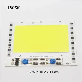 

CLAITE High Power 150W 200W Integrated COB LED Beads Chip Light Source Driverless For Floodlight AC190-240V 120 Degree