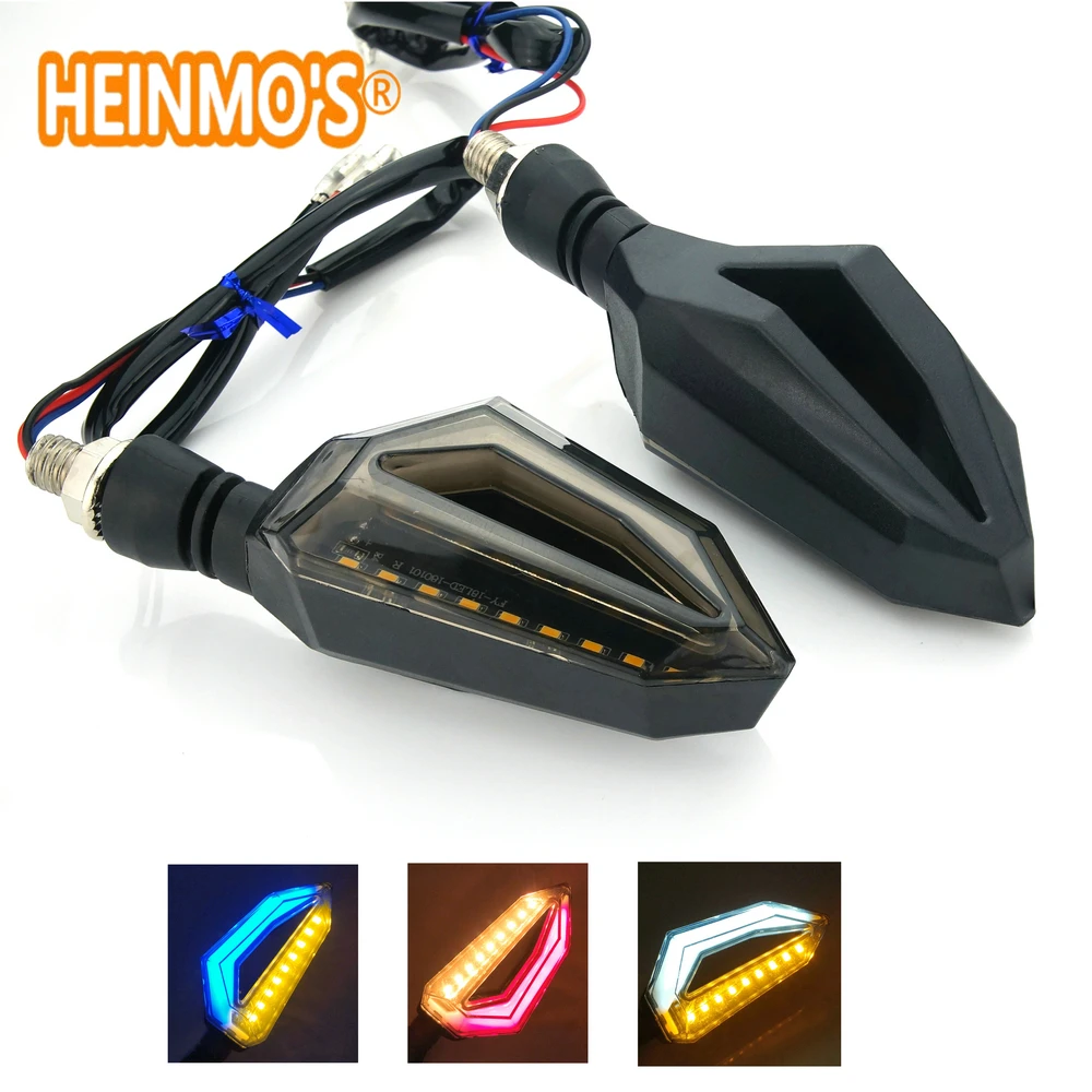 Pitbike Dirt Pit Bike LED Turn Signals Motorcycle DRL Light Indicator