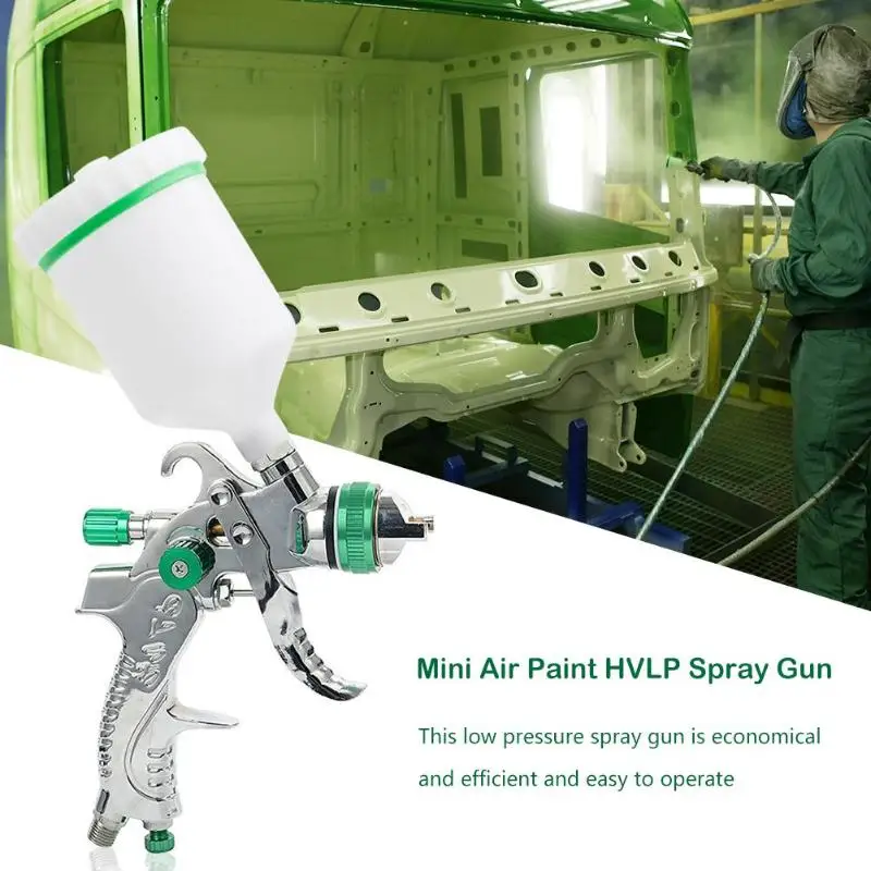 

Mini Air Paint HVLP Spray Gun Gravity Feed Vehicle Car Paint Airbrush Pro Cake Spraying Gun Professional Air Paint Spray Gun