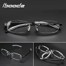 Iboode очки без оправы для близорукости, оправа для женщин и мужчин TR90, Короткие близорукие очки, оптические очки, диоптрические-1,0~ 4,0
