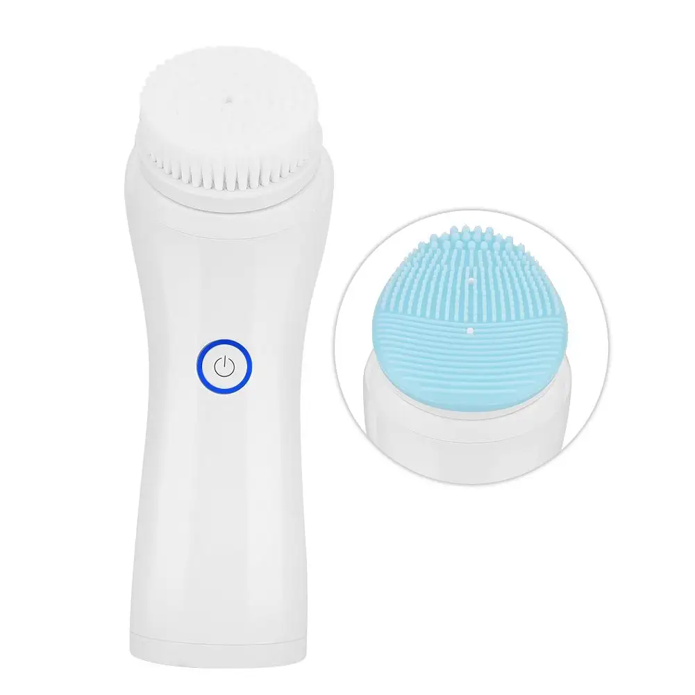 

2-in-1 Waterproof Electric Face Limpieza Facial Face Cleansing Brush Face Washing Machine USB Charging