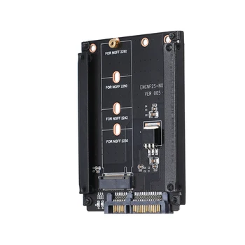 

NGFF to SATA Adapter Card M.2 KEY B-M SSD SATA3.0 Converter Support Model 2230 2242 2260 2280