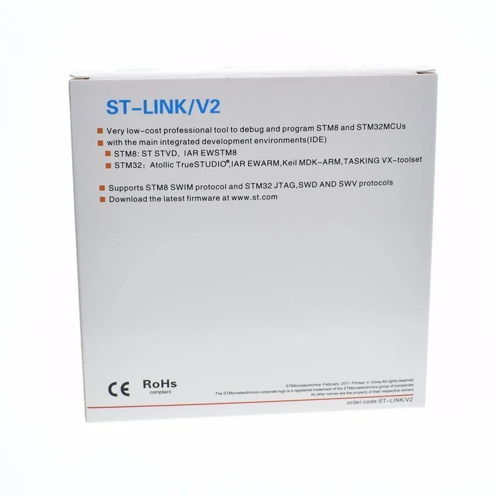 ShengYang 1 шт. ST-LINK/V2 ST-LINK V2(CN) ST LINK STLINK эмулятор менеджер загрузки STM8 STM32 искусственное устройство