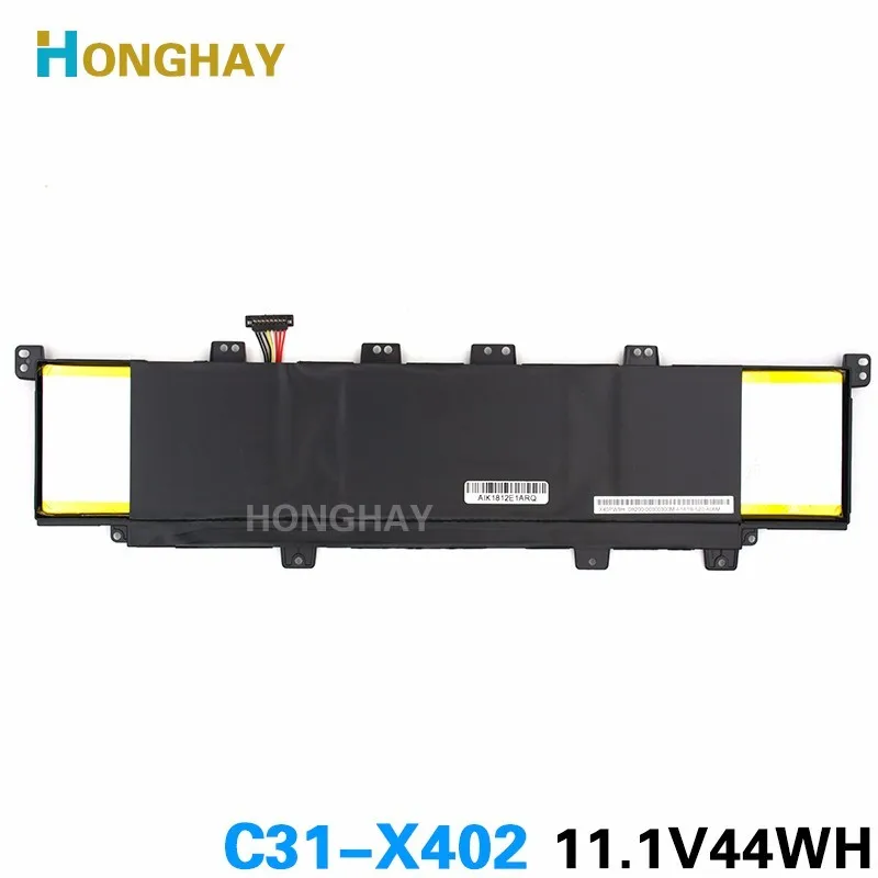 HONGHAY 11.1V 44WH New Genuine Original C31-X402 Laptop Battery for ASUS VivoBook S300 S400 S400C S400CA S400E HONGHAY 11.1V 44WH New Genuine Original C31-X402 Laptop Battery for ASUS VivoBook S300 S400 S400C S400CA S400E