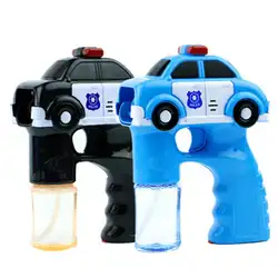 Полная Автоматическая голубая машина форма пузырь машина легкая музыкальная игрушка для детей