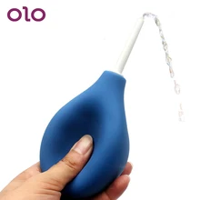 OLO Anal & Vagina Clyster Rectal Enema Syringe Douche Cleaner Sex Toys for Women Men Pussy Cleaning Device Colon Irrigation