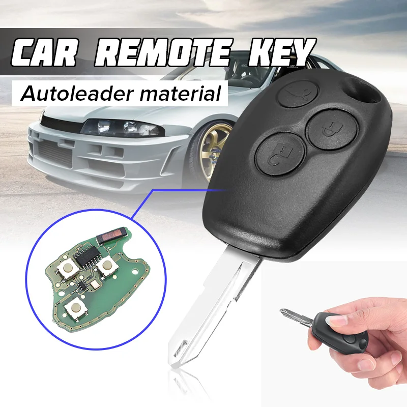 

3 Buttons Car Remote Key 433MHz With Security Chip PCF7946 For Renault Megane Modus Clio Kangoo Logan Sandero Duster