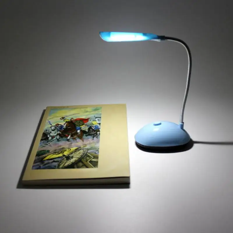 Мини-студенческий домашний учебный Readig 4 светодиода Настольный светильник для чтения настольная лампа Защита глаз лампа для чтения на батарейках