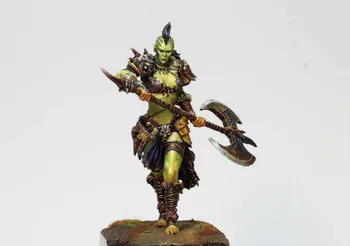 

75mm Resin Model Soldier Orc Warrior Modelling DIY Kit Toys Hobbies Scale Models Figures 14 Years Old Or Older Free Shipping