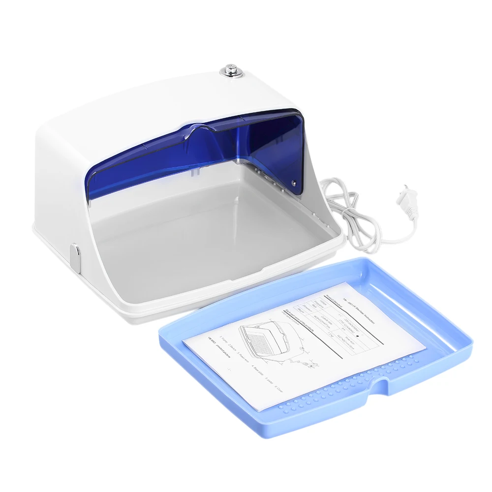 

5W UV Sterilizer Cabinet Multifunctional Disinfection Tool Nail Art Equipment Tray Temperature Sterilizer Tool 220V US Plug