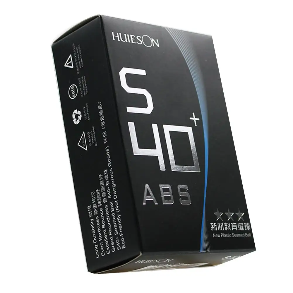 Huieson 6 قطعة جديد المواد تنس طاولة التدريب كرات S40 + 3 نجمة ABS البلاستيك بينغ بونغ لكرات تنس طاولة التدريب