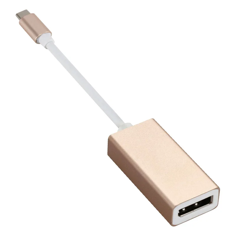 Высокое качество USB C в стандартный размер DisplayPort конвертер 4K @ 60Hz Стандартный DP Type