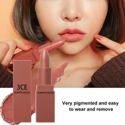 3CE Eunhye Ho Применение матовая помада губная помада стойкая увлажняющая легко Применение бальзам для губ Горячие Цвета губ оттенок макияжа