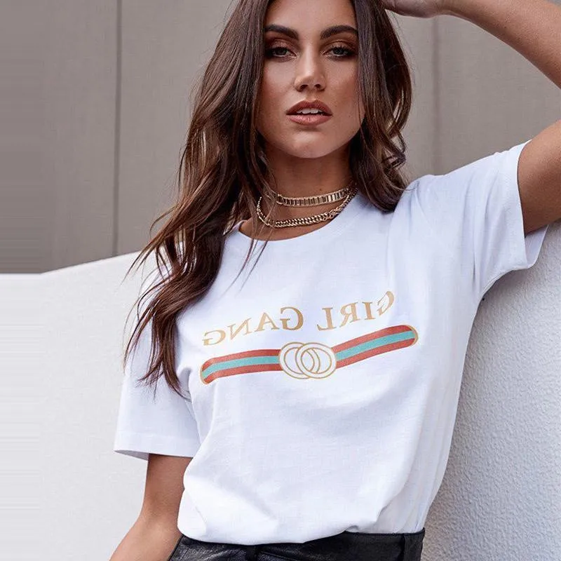 

Jrnnorv 2019 T-Shirt Fashion Women Short Sleeve Summer Tshirt Female Retro Tops Tee Lady T Shirt Woman Sexy T-shirts White
