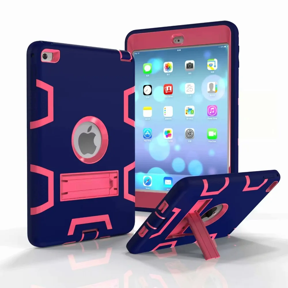 

A Type Heavy Duty Shockproof Kickstand Hybrid Robot Case Cover for iPad MINI 1 2 3 4 5 2019