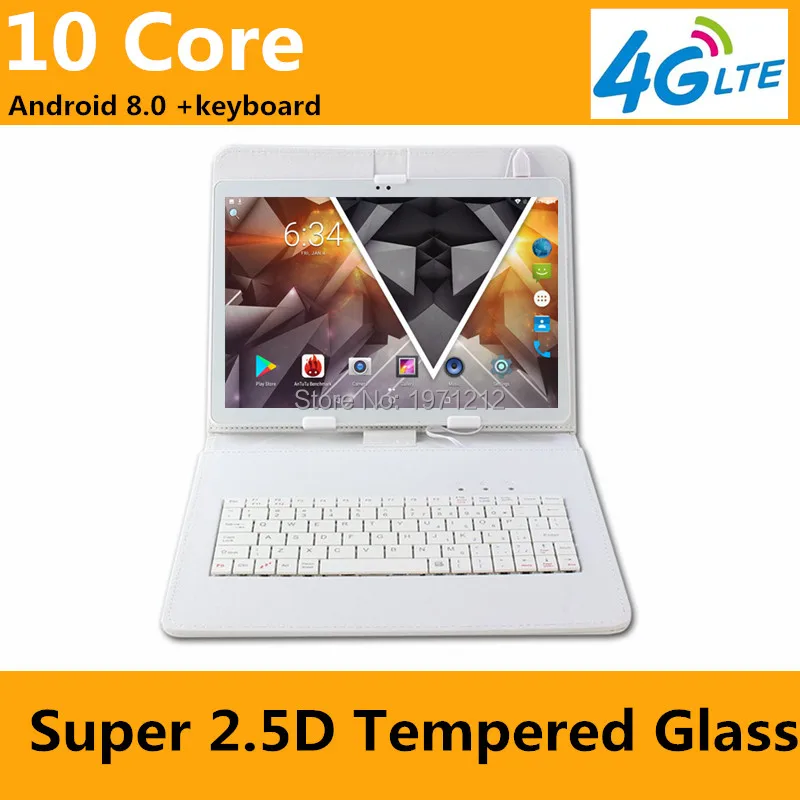  New 10 inch Tablet PC Deca Core 6GB RAM 64GB ROM Dual SIM Cards Android 8.0 GPS 3G 4G FDD LTE Table
