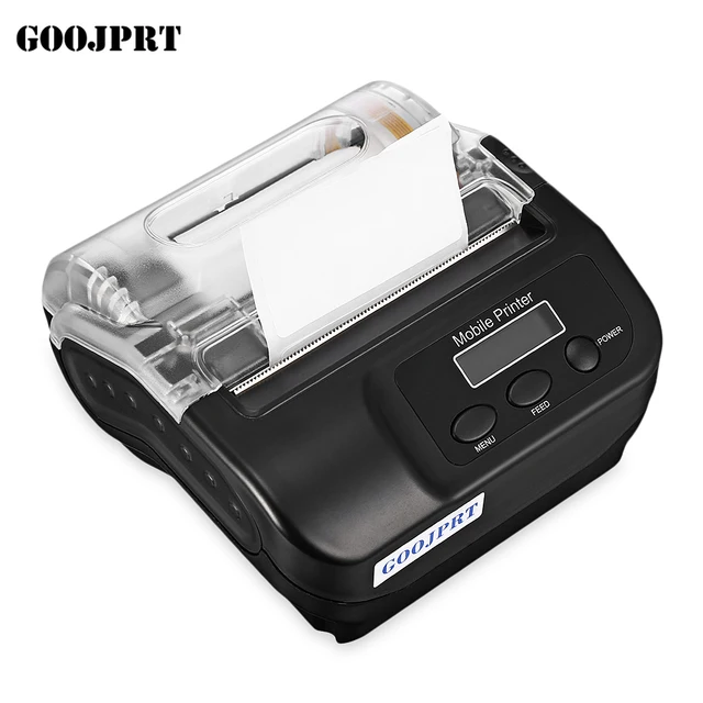 Special Offers NEW GOOJPRT SP400 80mm Portable Bluetooth Thermal Label Printer Sticker Printing Machine Thermal Printer For Windows Android IOS