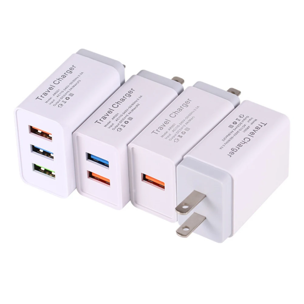 1/2/3 USB порт 5 В/4A устройство для зарядки из настенной розетки дома и путешествий