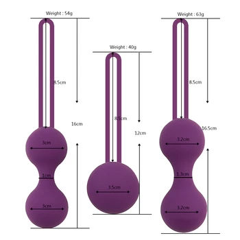 1 Set Safe Silicone Kegel Balls Vaginal Ball Geisha Ball Vaginal Tighten Exercise Machine Beads Sex Toys for Women Ben Wa Balls 5