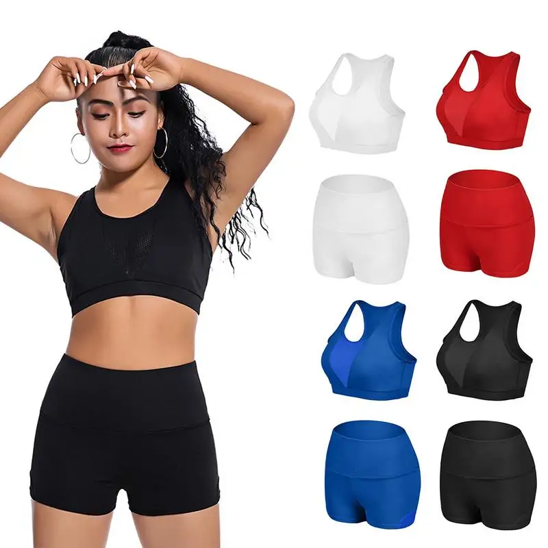 Outdoor Fitness Sports Suit Sets Ladies Quick-drying Mesh Sexy Sports Suit Fitness Soft Sports Suit Female Black White Red Blue Outdoor Fitness Sports Suit Sets Ladies Quick-drying Mesh Sexy Sports Suit Fitness Soft Sports Suit Female Black White Red Blue