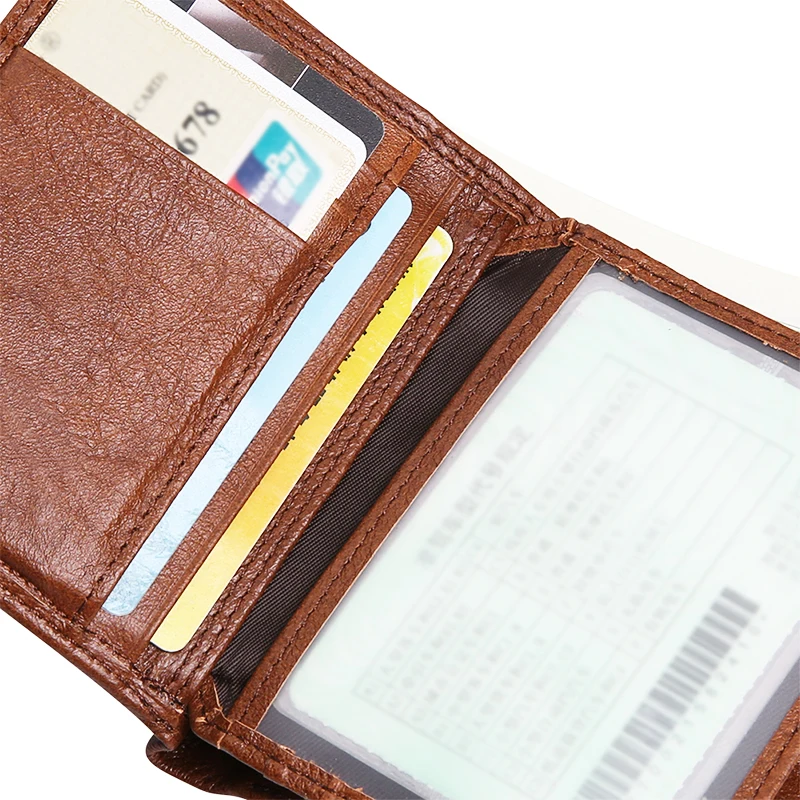 Мужские кошельки RFID из натуральной кожи портмоне мужской кошелек Фирменный