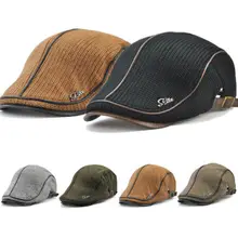 Зимняя шапка мужская теплая Толстая плюшевая хлопковая Осенняя вязаная шапка повседневные винтажные козырьки Новинка