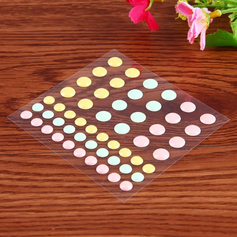 

1 pc Resin Sticker Colorful Embellishments Scrapbooking Stamping DIY Crafts Making Self-adhesive Enamel Decor for Cards Making