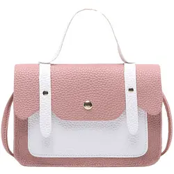Женская сумка мини-сумка с ремешком Женская модная контрастная сумка через плечо сумка