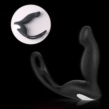 Silicone Prostate Massager Backyard Anal Plug Vibrator Male Masturbator Anus Sex Toys Gay Sexy Product G Spot Stimulator